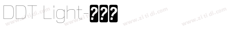 DDT Light字体转换 DDT Light字体转换